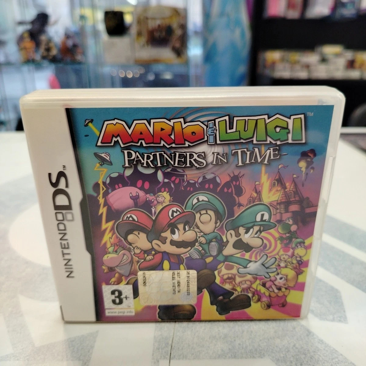 Mario E Luigi Partners In Time Nintendo DS NDS Triangolo Marrone